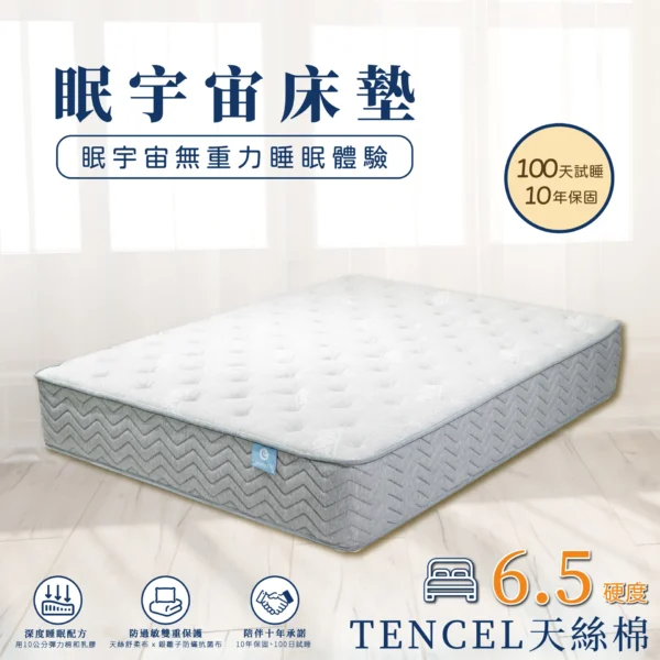 219f1286-ae67-4e3b-a8f0-54e76a9b1900 眠宇宙床墊 硬度6.5|100日試睡款